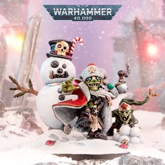 Warhammer 40k Da Red Gobbo's A-bomb-inable Snowman